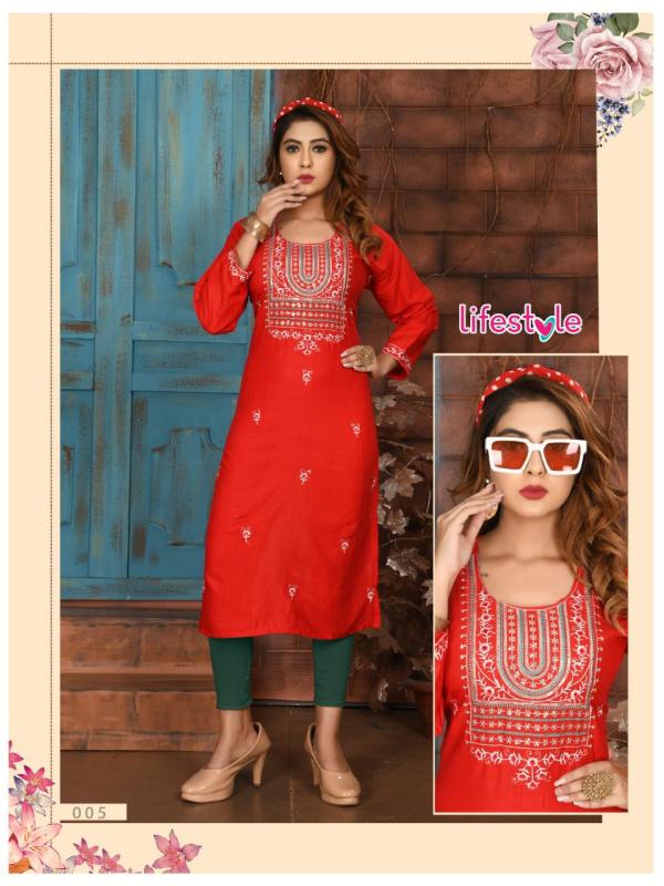 Trendy LifeStyle Vol 2 Rayon Designer Exclusive Kurti collection